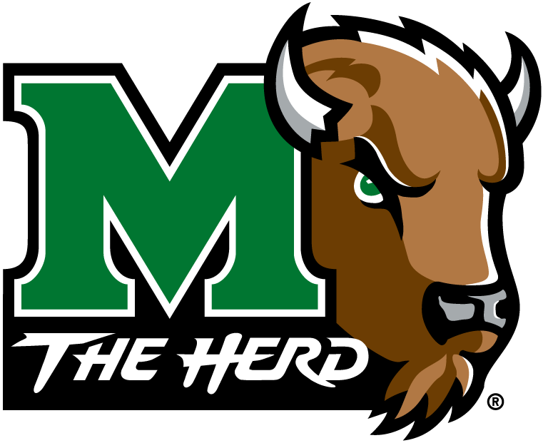 Marshall Thundering Herd 2001-Pres Alternate Logo v6 diy DTF decal sticker